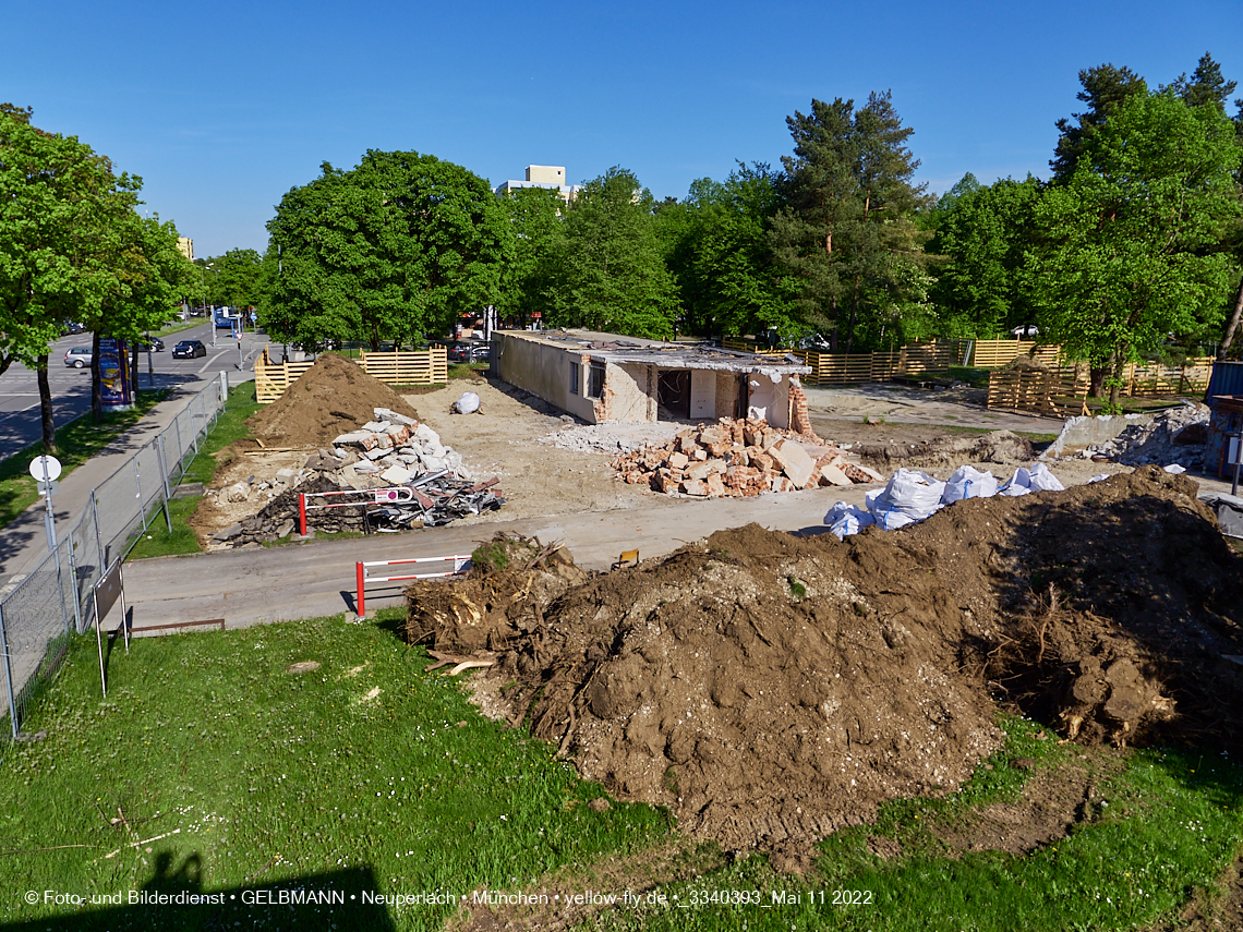 11.05.2022 - Baustelle am Haus für Kinder in Neuperlach